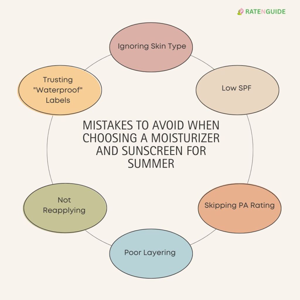 Explore the best moisturizer and sunscreen for the summer in india 2025 | ratenguide.com